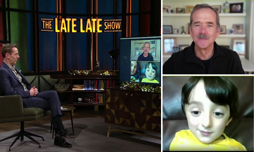 Adam King on the Late Late Show
